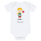 Discus Throw Girl Baby Bodysuit